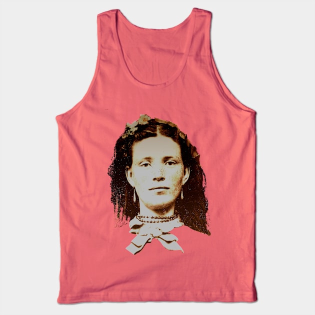 Young Woman of Olden Times Tank Top by mindprintz